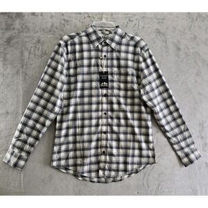 Pacific Outfitters Men's Long Sleeve Size Small‎ Plaid Shirt Stretch Wicking